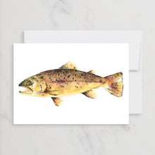 Load image into Gallery viewer, Brown Trout Card