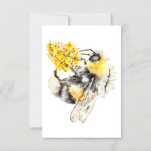 Load image into Gallery viewer, Queen Bee & Honey Art Card 12-Pack